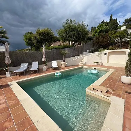Villa Charmante Renovee Avec Piscine Privee Et Climatisation, 3 Chambres, 6 Personnes - Fr-1-768-98 Saint-Peire-sur-Mer